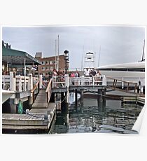 "Bannister's Wharf" - Newport Harbor Series - © 2009 Poster