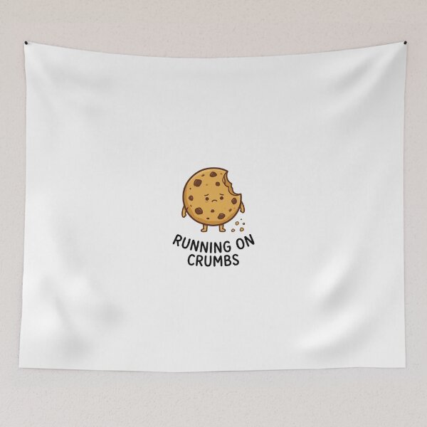 Item preview, Running on Crumbs Tired Cookie designed and sold by GoofyShopp.