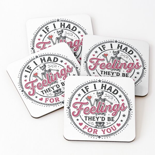 Item preview, If I Had Feelings They'd Be For You Skeleton Valentine designed and sold by raedattia.