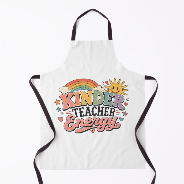 Item preview, Kindergarten Teacher Energy Shirt | Cute Retro Rainbow Teacher T-Shirt | Back to School Kindergarten Teacher Gift designed and sold by FestivityFinds.