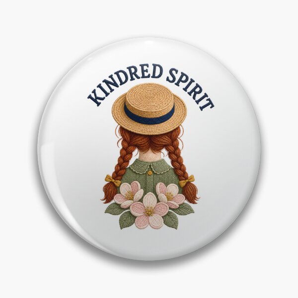 Item preview, Anne of Green Gables – Embroidered Kindred Spirit designed and sold by Fenay Designs.