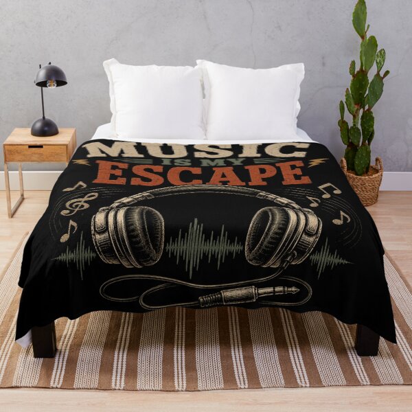 Item preview, Music Is My Escape designed and sold by RetroPlus.