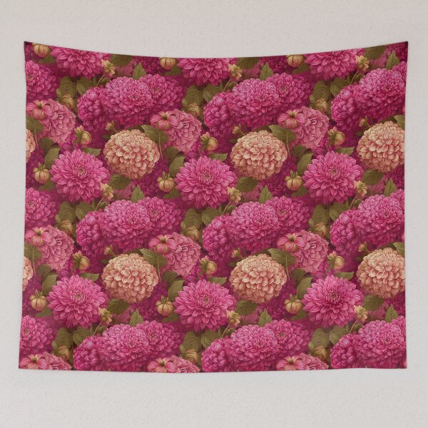 Item preview, Unique Dahlias Flower  - Flower Bouquet Pattern  - Birthday Gifts For Dad designed and sold by RoyalStarsPatts.
