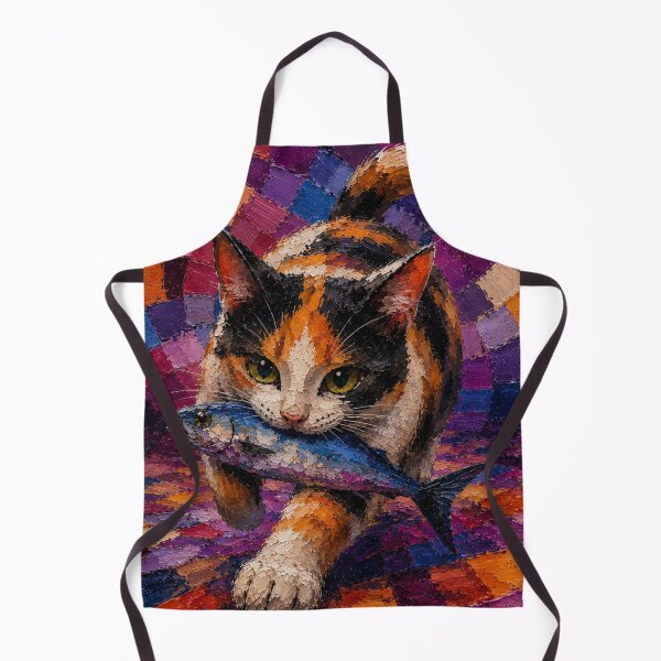 Item preview, Stray Calico Cat Lucky Catch designed and sold by Mindworx21.