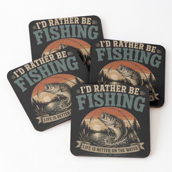 Item preview, I'd Rather Be Fishing designed and sold by RetroPlus.
