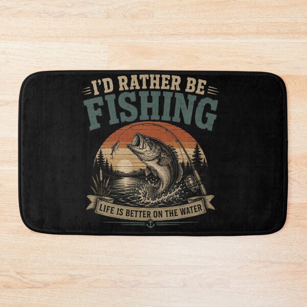 Item preview, I'd Rather Be Fishing designed and sold by RetroPlus.