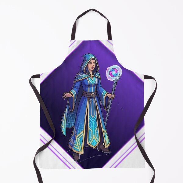 Item preview, Cosmic Mystical Blue Sorceress Digital Fantasy Design designed and sold by RamjoVerse.
