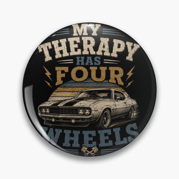 Item preview, My Therapy Has Four Wheels designed and sold by RetroPlus.