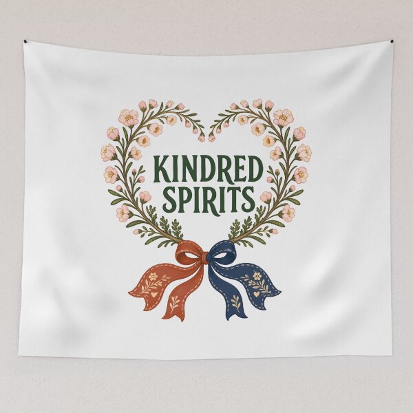 Item preview, Anne of Green Gables – Kindred Spirits Floral Wreath designed and sold by Fenay Designs.