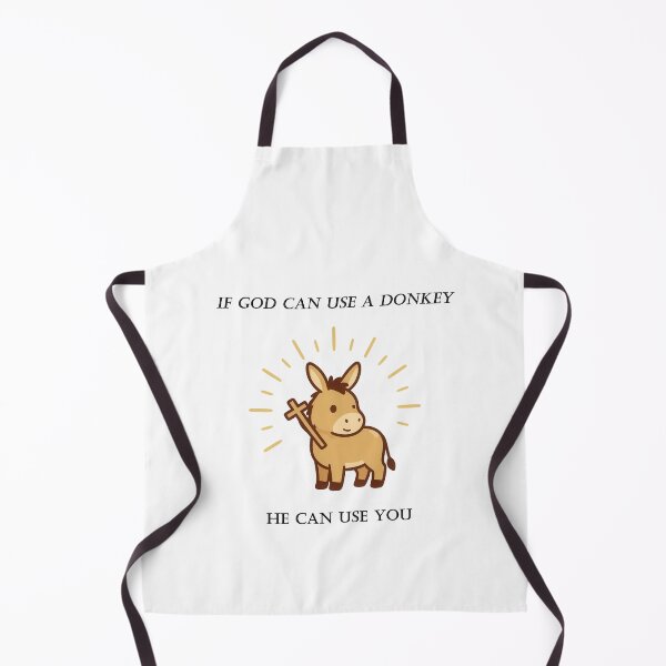 Item preview, If God Can Use A Donkey He Can Use You Funny Christian Design designed and sold by kamilx953.