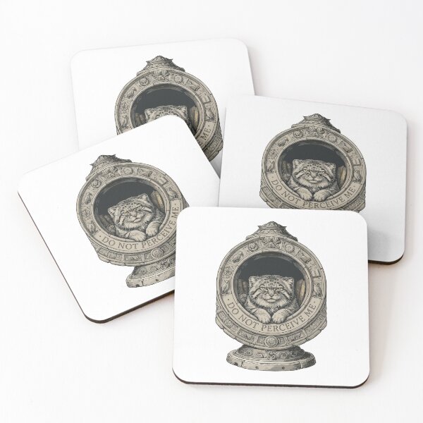 Item preview, Do Not Perceive Me Pallas Cat Vintage Engraving designed and sold by Arc2020.