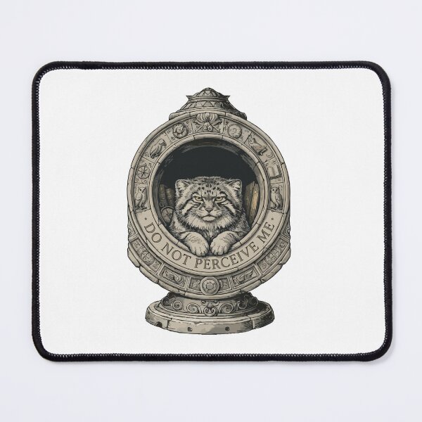 Item preview, Do Not Perceive Me Pallas Cat Vintage Engraving designed and sold by Arc2020.