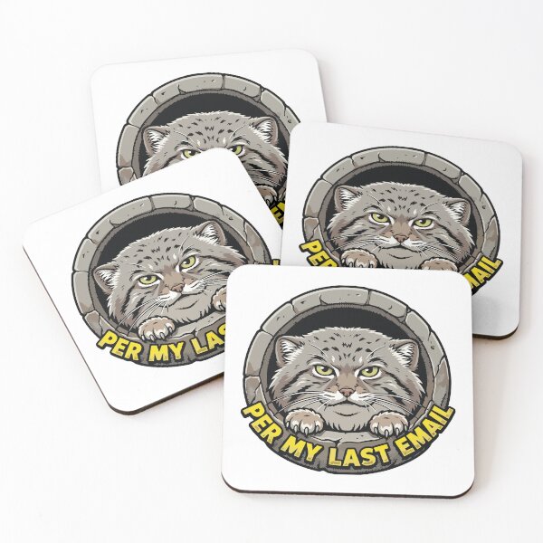 Item preview, Per My Last Email Grumpy Pallas Cat Comic Art designed and sold by Arc2020.