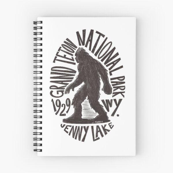 Item preview, Grand Teton National Park Bigfoot Design designed and sold by John Morris Illustration.