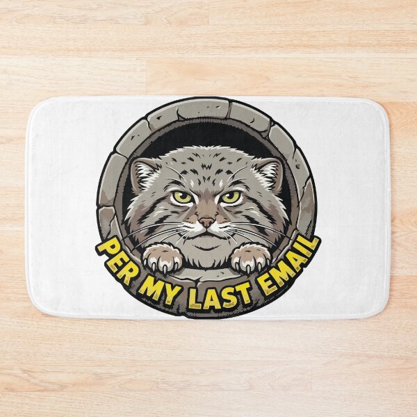 Item preview, Per My Last Email Grumpy Pallas Cat Comic Art designed and sold by Arc2020.