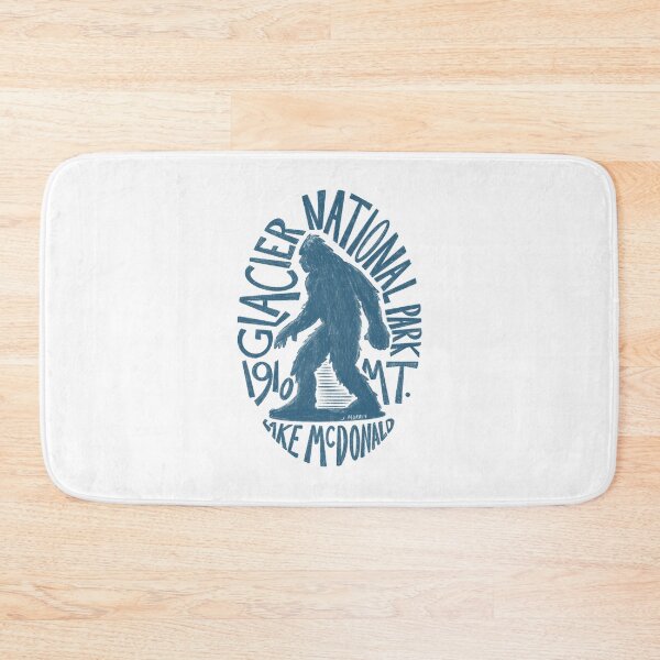 Item preview, Glacier National Park Bigfoot Design designed and sold by John Morris Illustration.