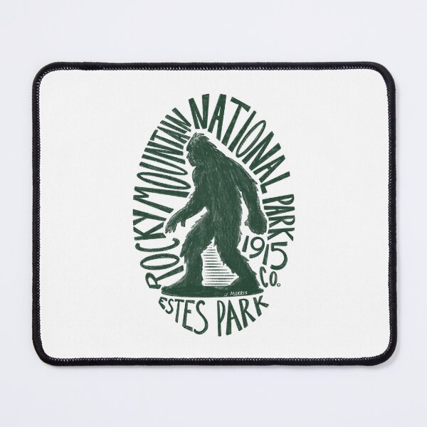Item preview, Rocky Mountain National Park Bigfoot Design designed and sold by John Morris Illustration.
