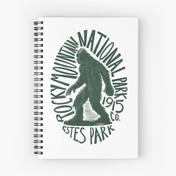 Item preview, Rocky Mountain National Park Bigfoot Design designed and sold by John Morris Illustration.