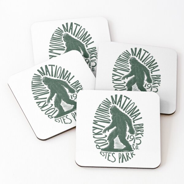 Item preview, Rocky Mountain National Park Bigfoot Design designed and sold by John Morris Illustration.