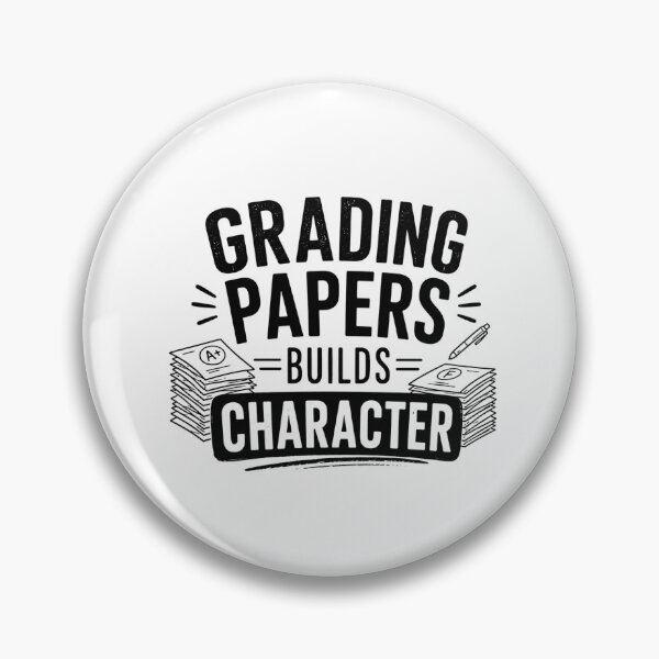 Item preview, Grading Papers Builds Character Funny Teacher T-Shirt | Teacher Appreciation Gift for Educators designed and sold by FestivityFinds.