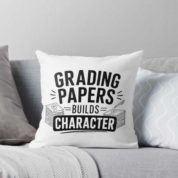 Item preview, Grading Papers Builds Character Funny Teacher T-Shirt | Teacher Appreciation Gift for Educators designed and sold by FestivityFinds.