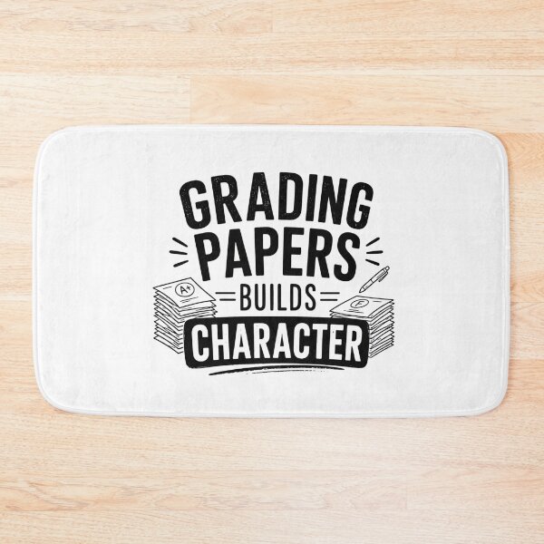 Item preview, Grading Papers Builds Character Funny Teacher T-Shirt | Teacher Appreciation Gift for Educators designed and sold by FestivityFinds.