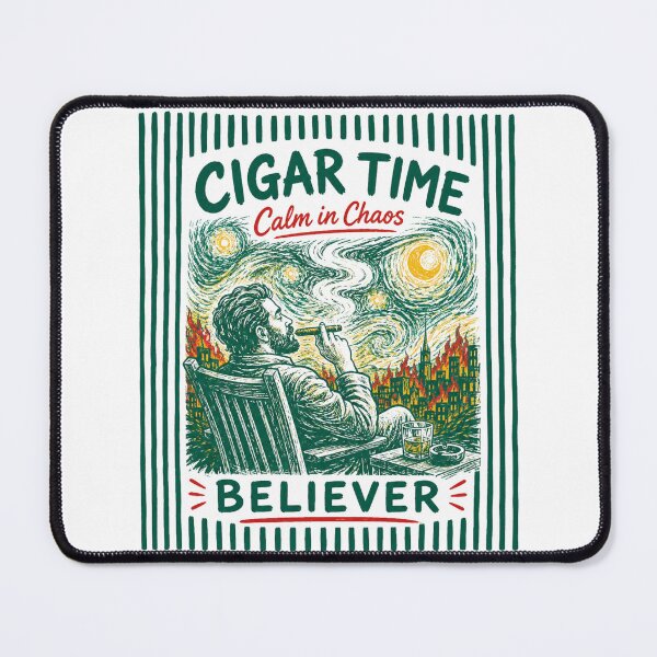 Item preview, Cigar time calm in chaos believer designed and sold by Peerless-Prime.