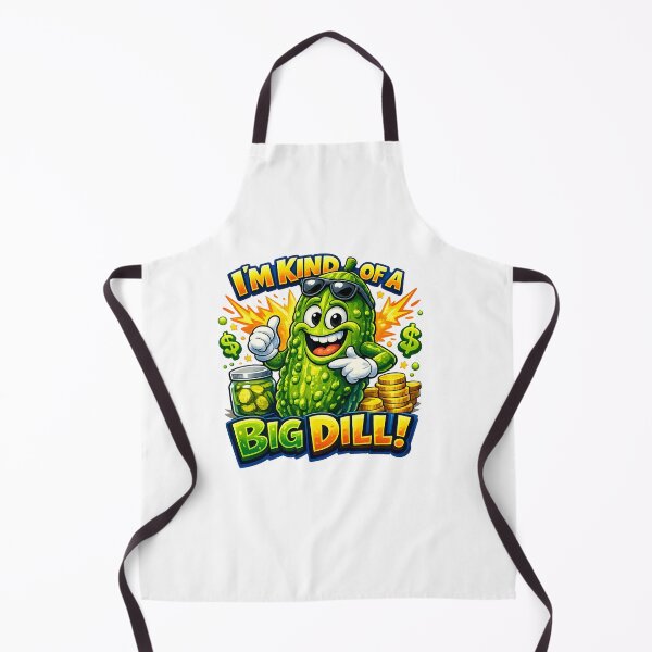 Item preview, I'm Kind of a Big Dill Funny Pickle T-Shirt | Cute Cartoon Pickle Pun Graphic Tee | Food Pun Gift | Funny Vegetable Humor Design | Kawaii Pickle Illustration designed and sold by Sushikidsntod.
