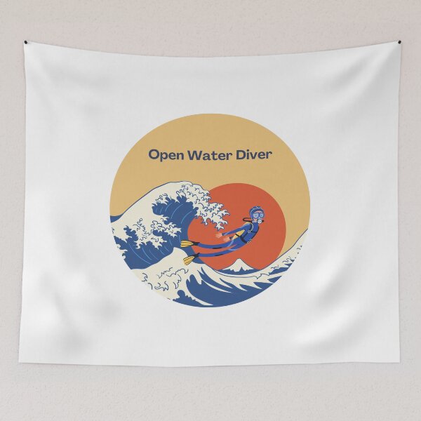 Item preview, Open Water Diver designed and sold by AlexArcStudio.