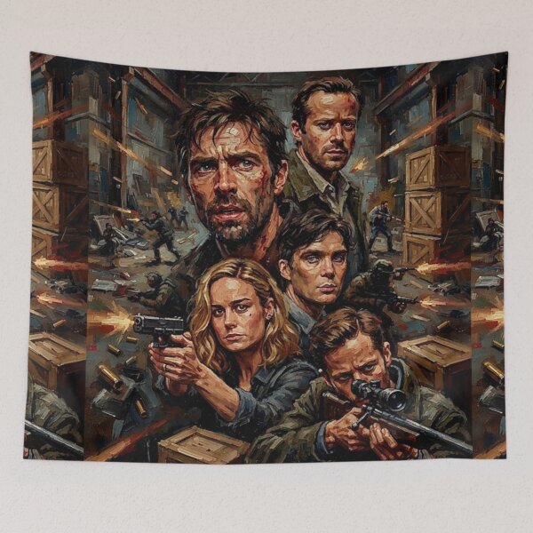 Item preview, Free Fire Shootout Fine Art Tribute designed and sold by Art's Diner.
