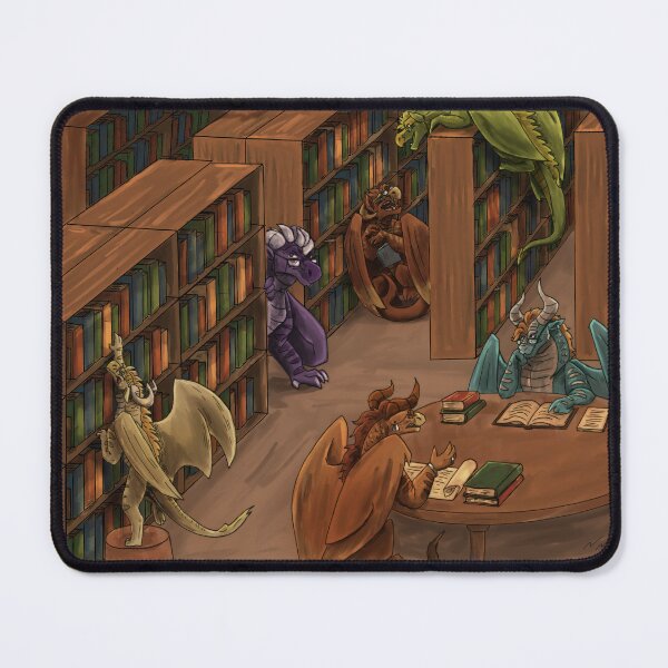 Item preview, Dragons in the library designed and sold by Skyraider20.