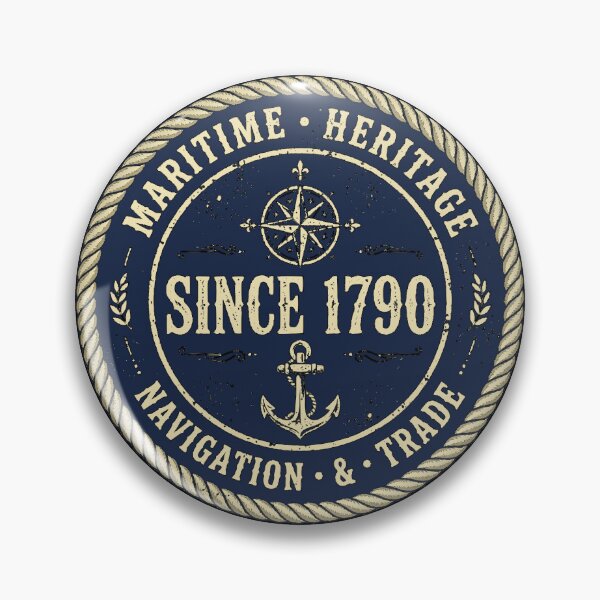 Item preview, Since 1790 Vintage Coast Guard Heritage Design | Maritime Service Badge designed and sold by Coasties.