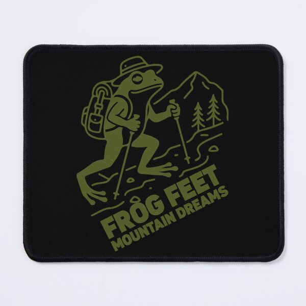 Item preview, Frog Feet Mountain Dreams Hiking designed and sold by Aganona.