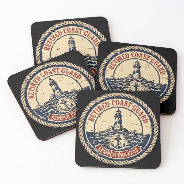 Item preview, Retired Coast Guard Vintage Nautical Gift | Semper Paratus Since 1790 designed and sold by Coasties.