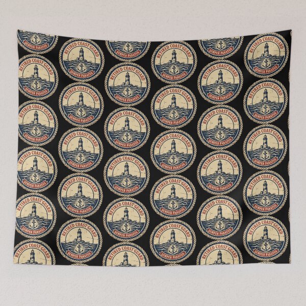 Item preview, Retired Coast Guard Vintage Nautical Gift | Semper Paratus Since 1790 designed and sold by Coasties.