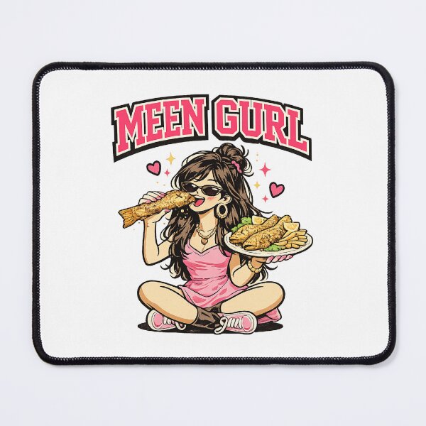 Item preview, Meen Gurl Funny Malayalam Fish Pun Kerala Humor Desi Foodie Gift T-Shirt designed and sold by SHREE ART STUDIO.