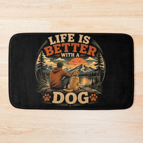 Item preview, Life Is Better With A Dog designed and sold by RetroPlus.