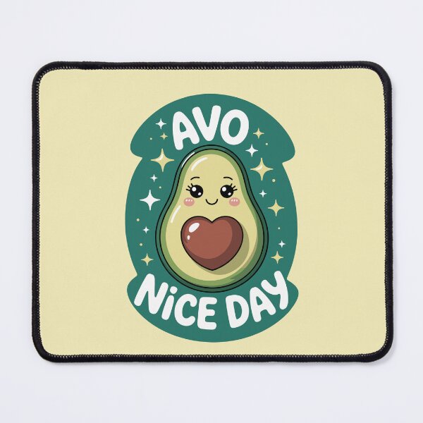 Item preview, Cute Avocado Nice Day Kawaii Food Pun designed and sold by madtoyman.