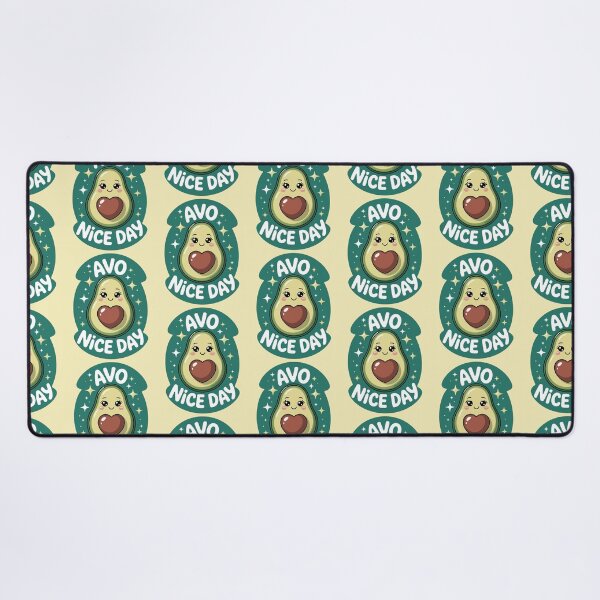 Item preview, Cute Avocado Nice Day Kawaii Food Pun designed and sold by madtoyman.