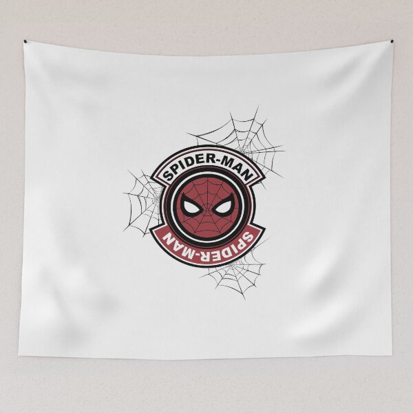 Item preview, Vintage Spiderman Round Crest Emblem Superhero Retro Logo designed and sold by Krasnovaovaova.