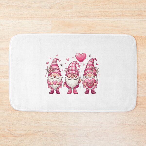 Item preview, Cute Valentine Gnomes Pink Heart Balloon Spring Love designed and sold by raedattia.