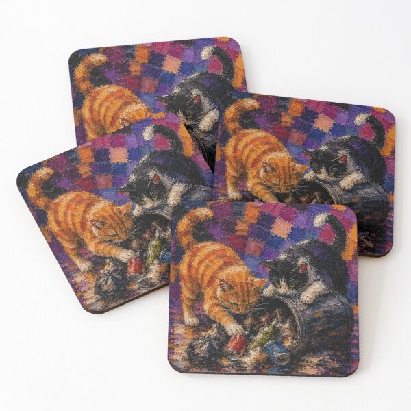 Item preview, Title  Stray Cats Dumpster Dinner designed and sold by Mindworx21.