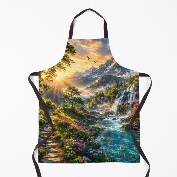 Artikelvorschau, Goldener Sonnenaufgang, alpine Berglandschaft entworfen und verkauft von hutofdesigns.