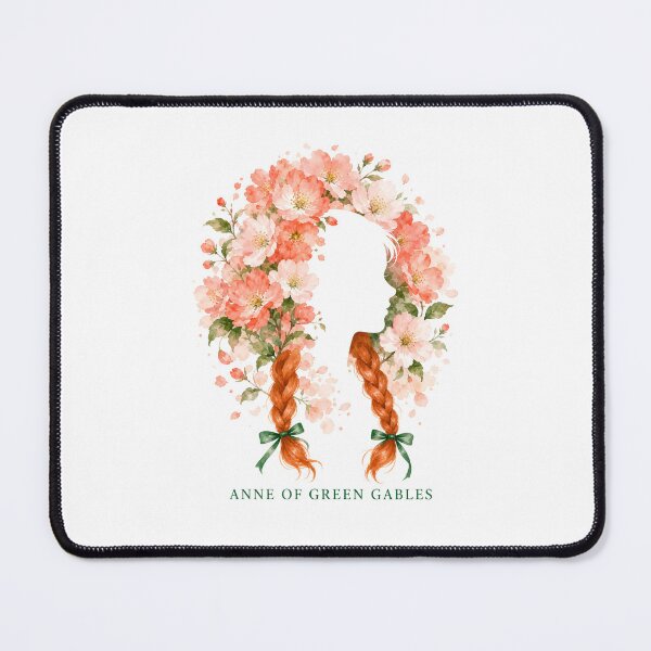 Item preview, Anne of Green Gables – Watercolor Blossom Silhouette designed and sold by Fenay Designs.