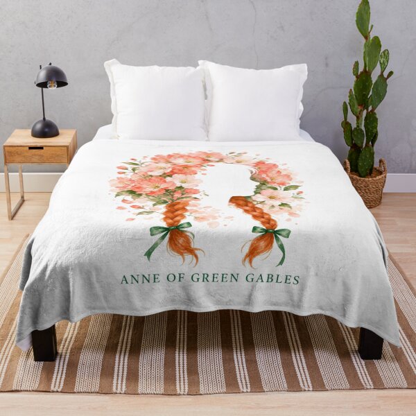 Item preview, Anne of Green Gables – Watercolor Blossom Silhouette designed and sold by Fenay Designs.
