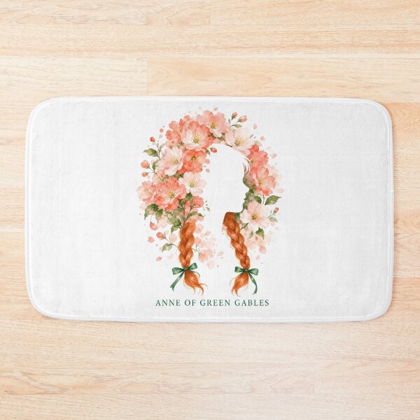 Item preview, Anne of Green Gables – Watercolor Blossom Silhouette designed and sold by Fenay Designs.