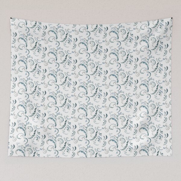 Item preview, Indigo Batik Leaf Dance designed and sold by AdityaBharti.