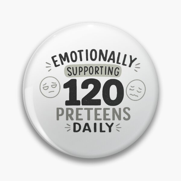 Item preview, Emotionally Supporting 120 Preteens Daily Funny Teacher T-Shirt | Middle School Teacher Gift designed and sold by FestivityFinds.