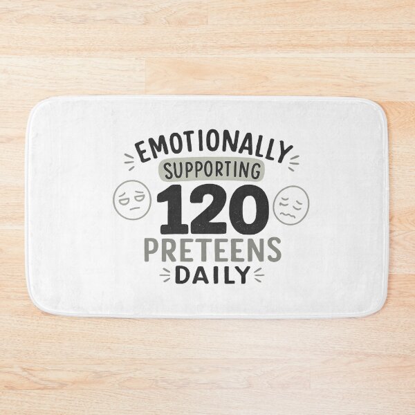 Item preview, Emotionally Supporting 120 Preteens Daily Funny Teacher T-Shirt | Middle School Teacher Gift designed and sold by FestivityFinds.
