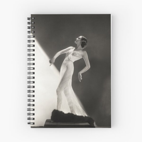 Item preview, Night and Day, portrait of roaring twenties Genevieve Phillips circa 1933 flapper fashion female vintage black and white photograph designed and sold by Astrid Arkhangelsky.